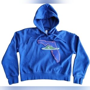 Vintage Florida Gators Hoodie Youth Blue Fleece Hoodie Nice Embroidered Logo 🐊